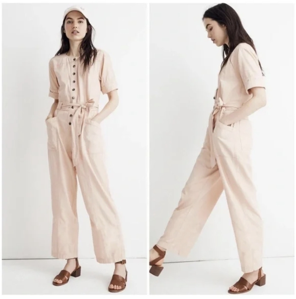 Madewell, Short-Sleeve Utility Jumpsuit, 00T